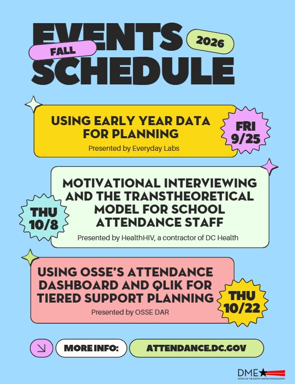 Attendance Webinar Series